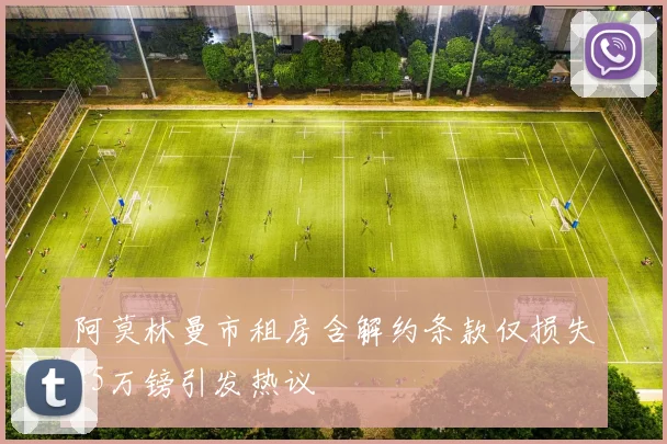 阿莫林曼市租房含解约条款仅损失45万镑引发热议